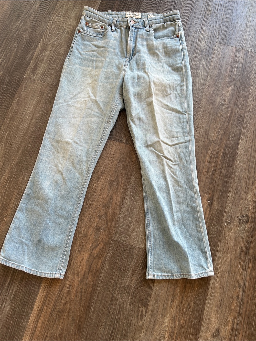 Women’s Lucky Brand Bridgette Mini Boot Jeans Sz 4/27